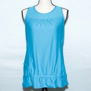 Athleta Racerback Workout Blue tank top
